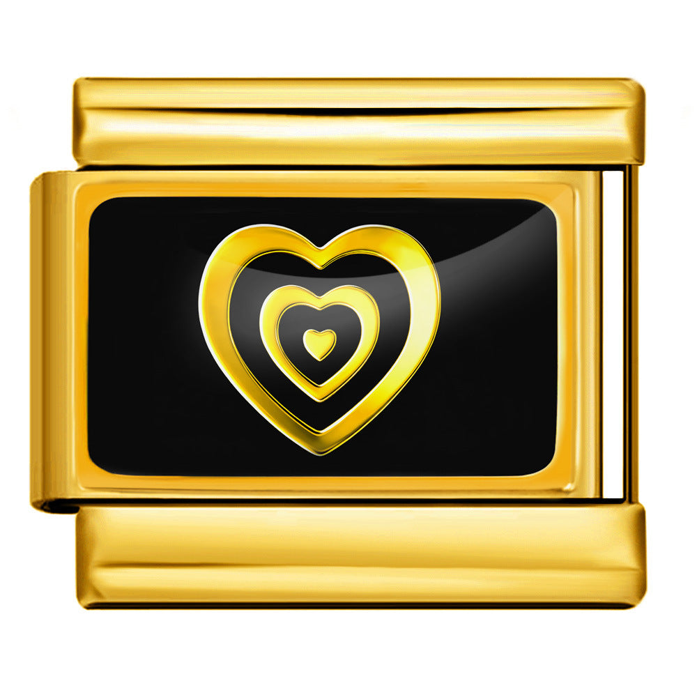 Layered Hearts, Gold