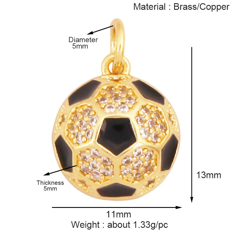 Sports Necklace Charms
