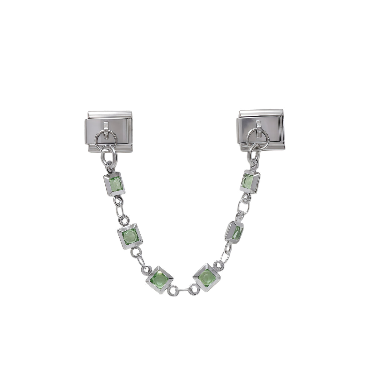 Silver Crystal Chain
