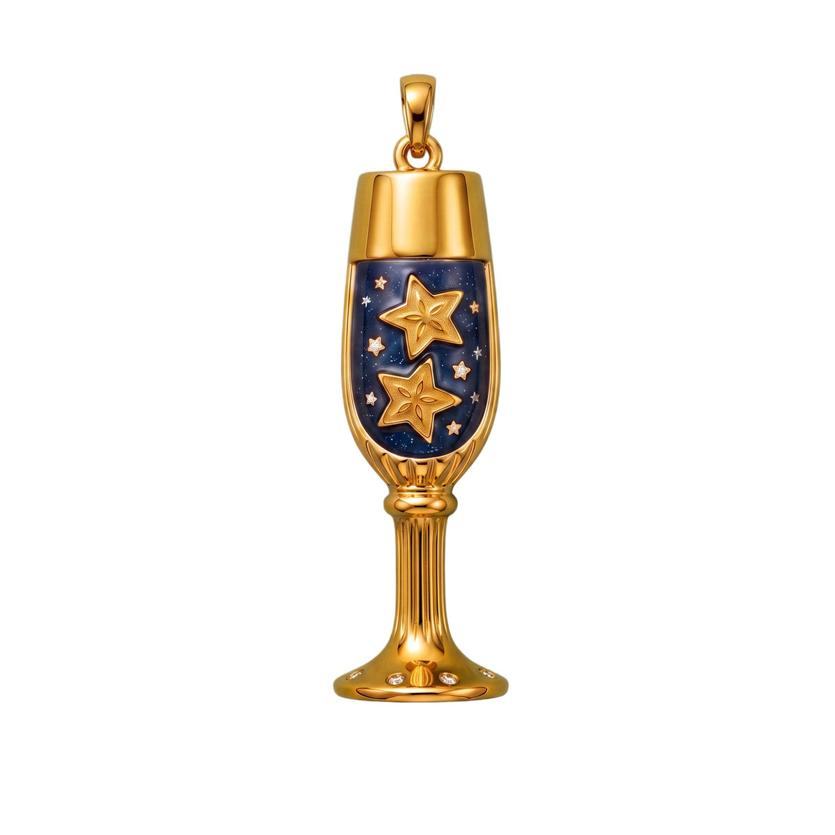 Starry Champagne Flute