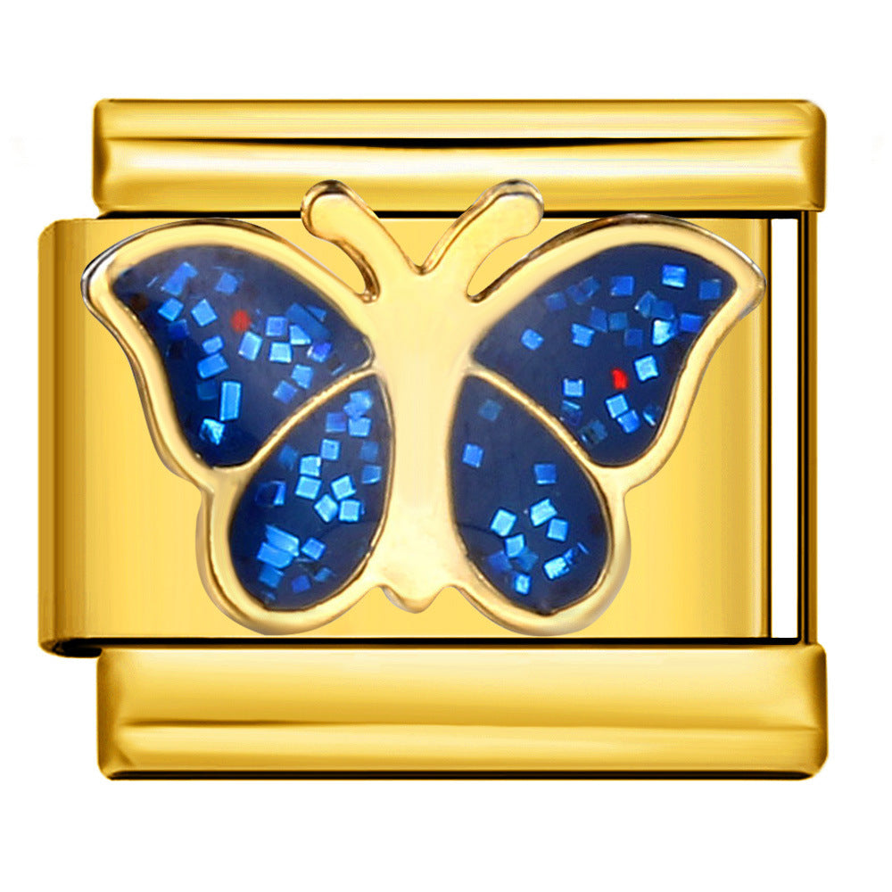 Blue Glitter Butterfly