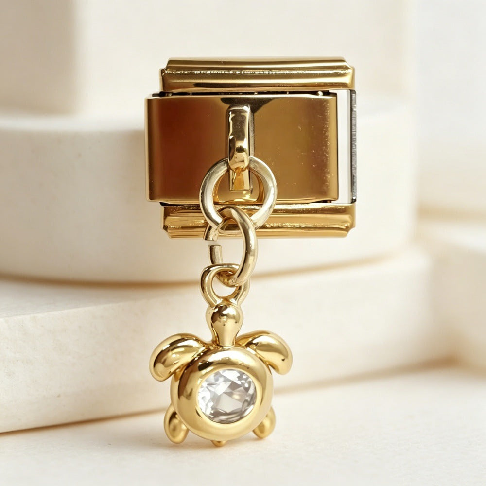 Gold Ocean Dangle Charms