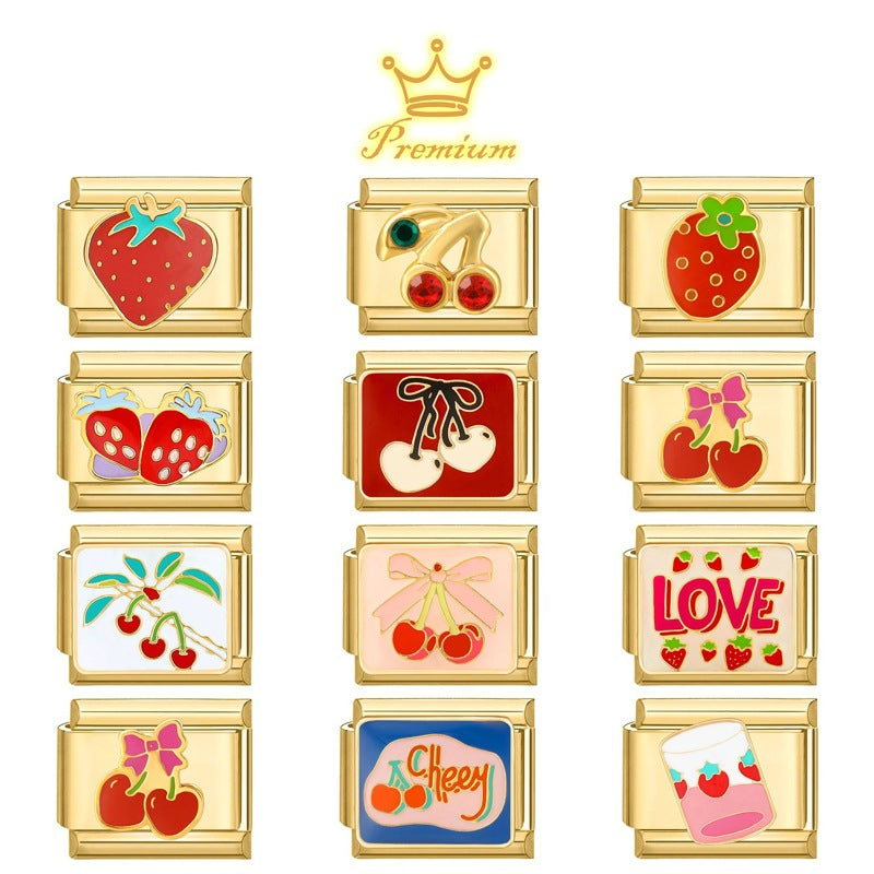 Strawberry and Cherry Charms