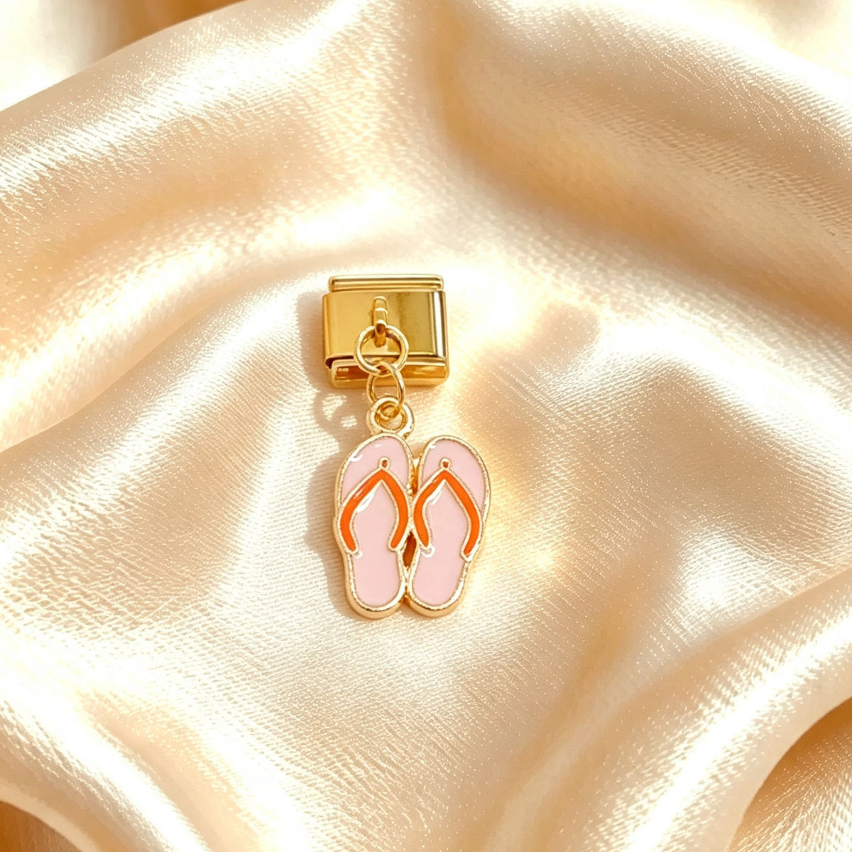 Gold Beach Dangle Charms, Summer