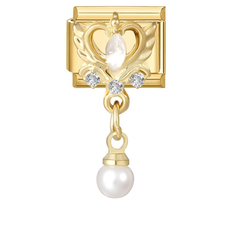 Heart Pearl Crown