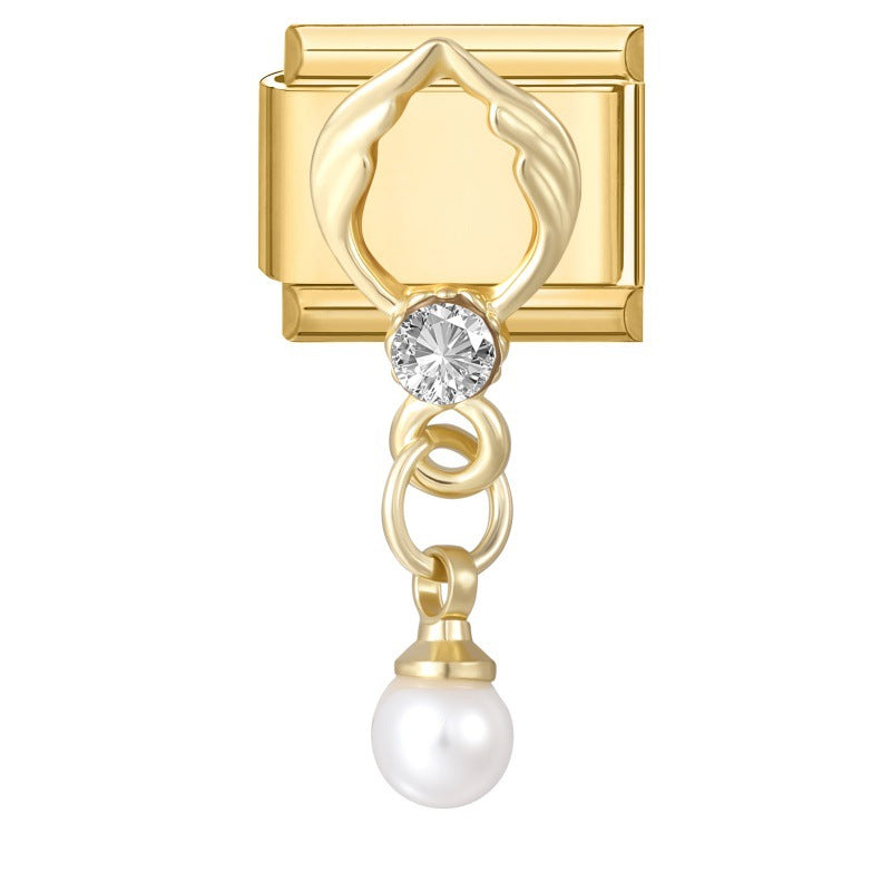 Crystal Pearl Tassel
