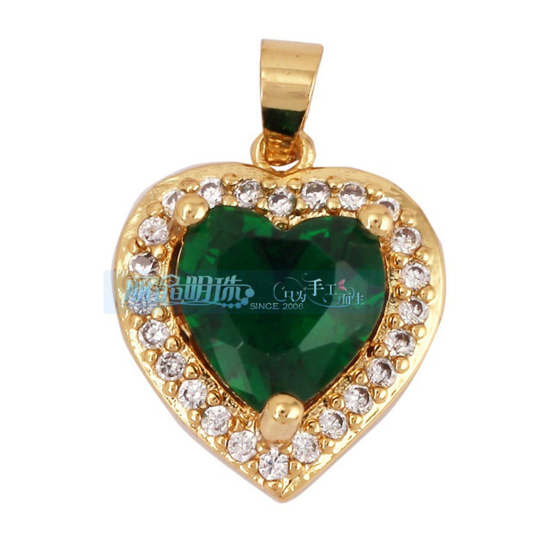 Green Crystal Heart
