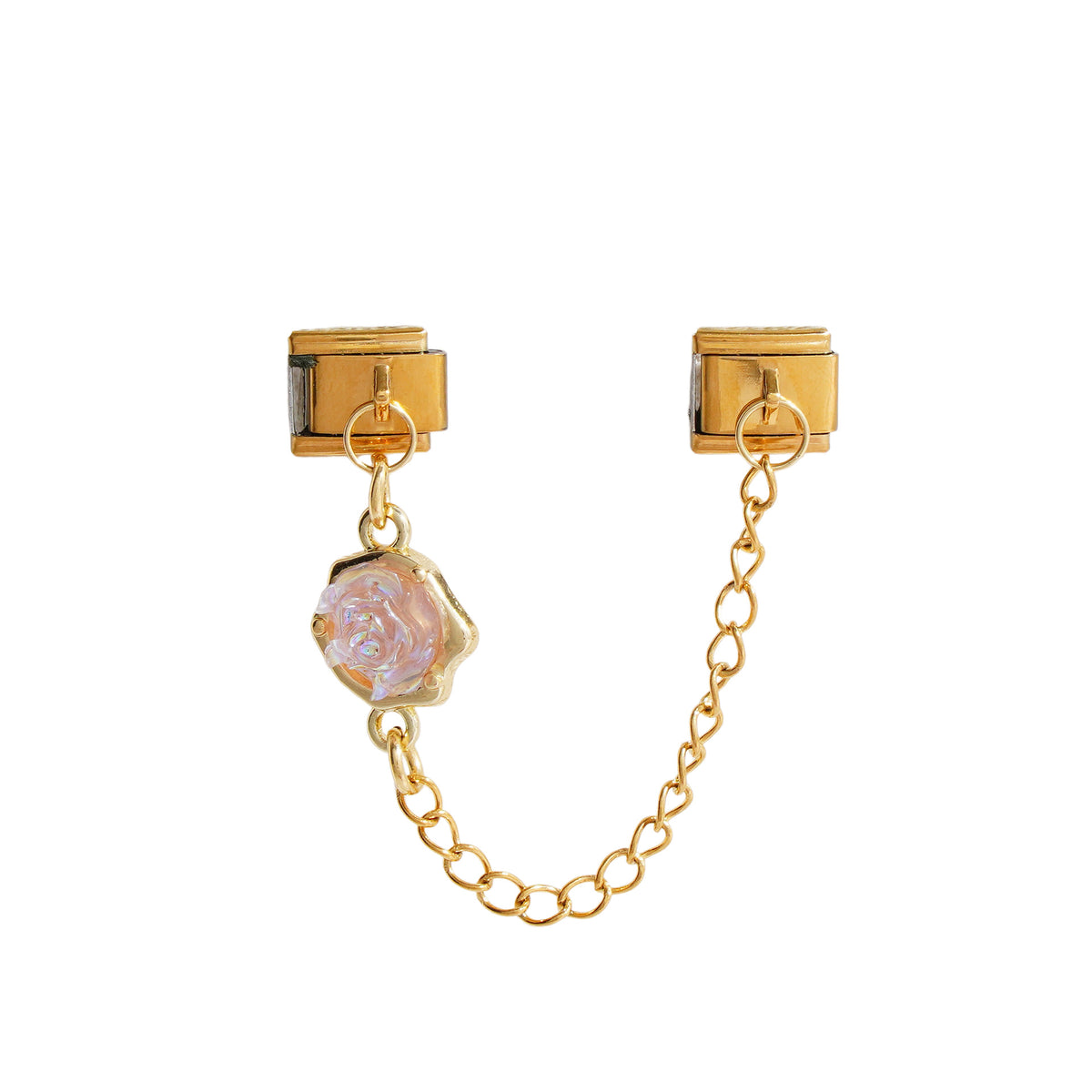 Gold Flower Chain Charms