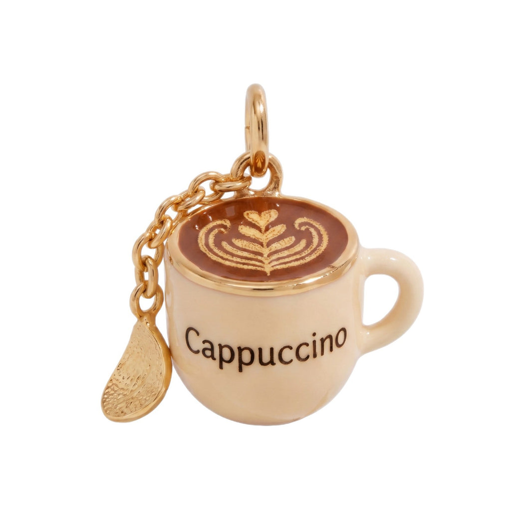 Enamel Coffee Necklace Charms