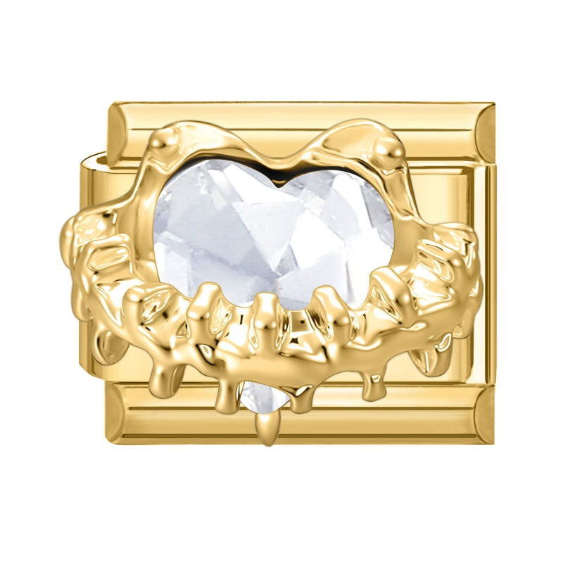 White Crystal Heart