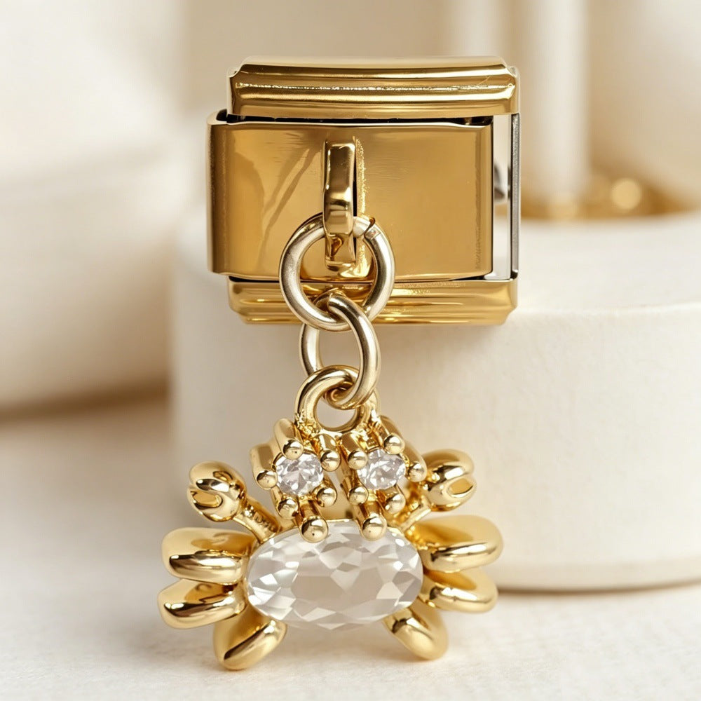 Gold Ocean Dangle Charms