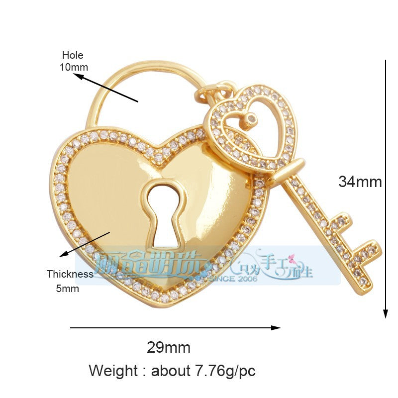 Heart Lock and Key