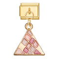 Pink Mosaic Triangle