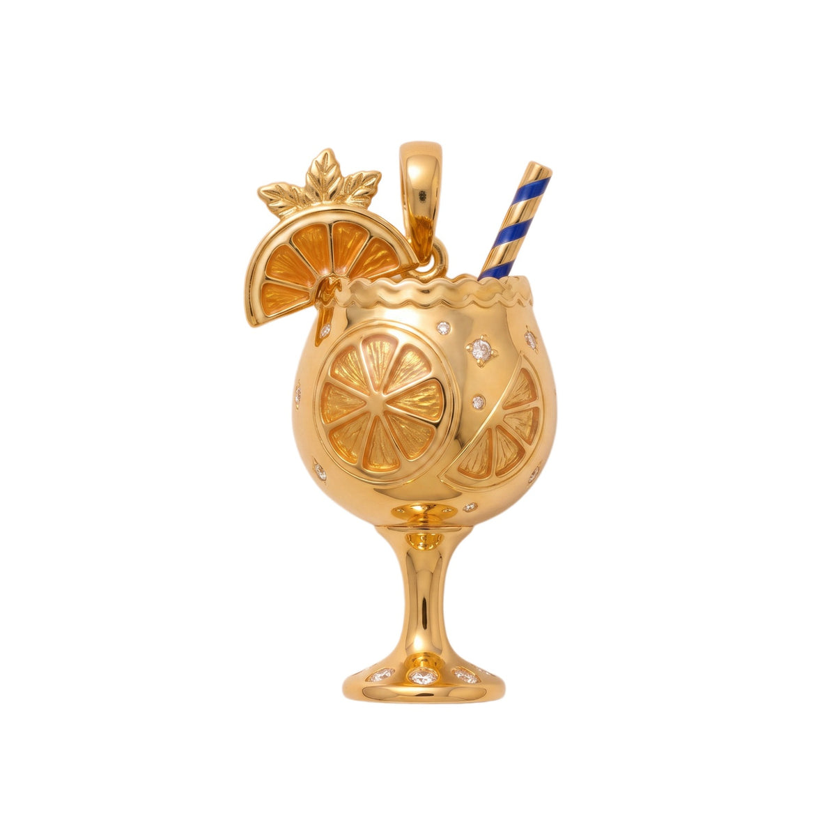 Lemon Cocktail Glass