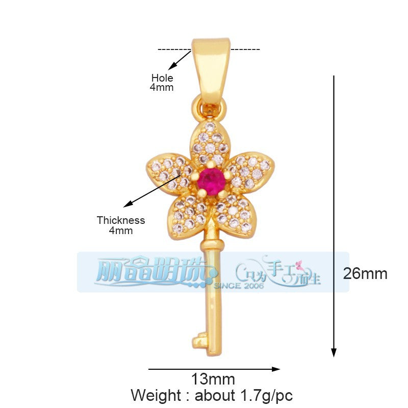 Pink Flower Key