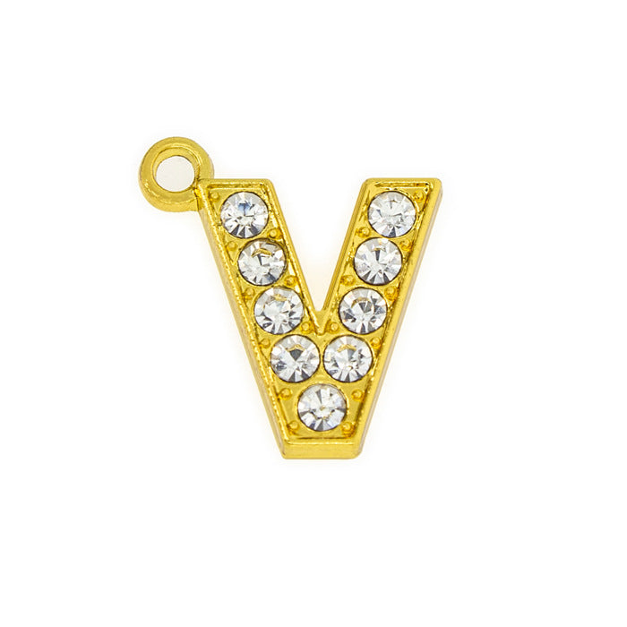 Gold Letter V