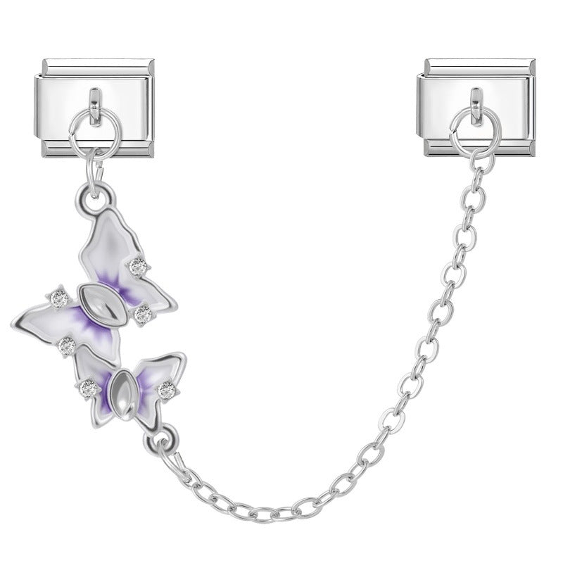 Purple Butterflies Chain