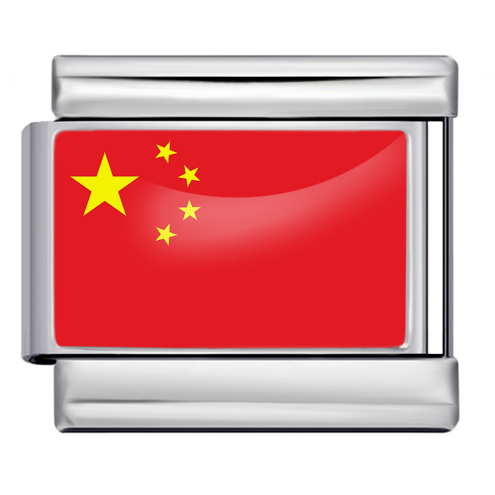 China Flag, Silver