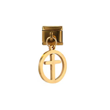 Oval Cross, Gold