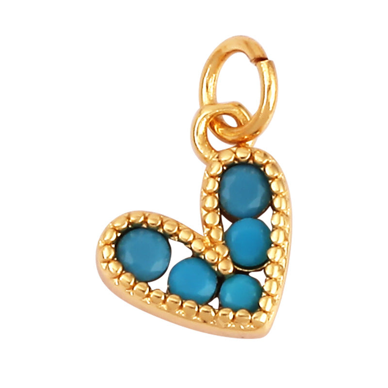 Turquoise V Heart