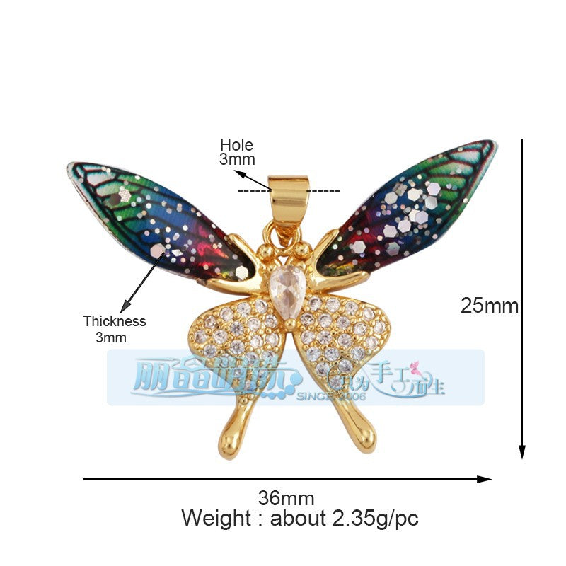 Crystal Wing Butterfly Rainbow