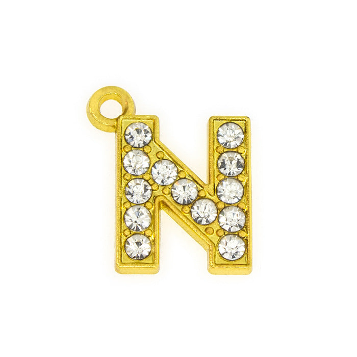 Gold Letter N