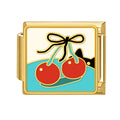 Cherries with Black Bow