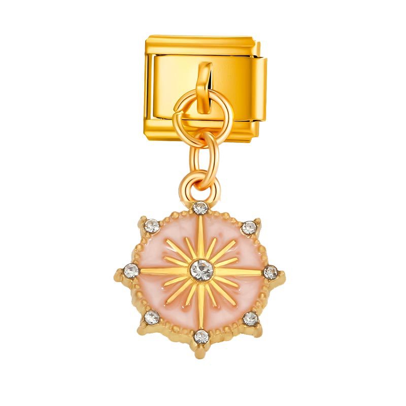Pink Sun Medallion
