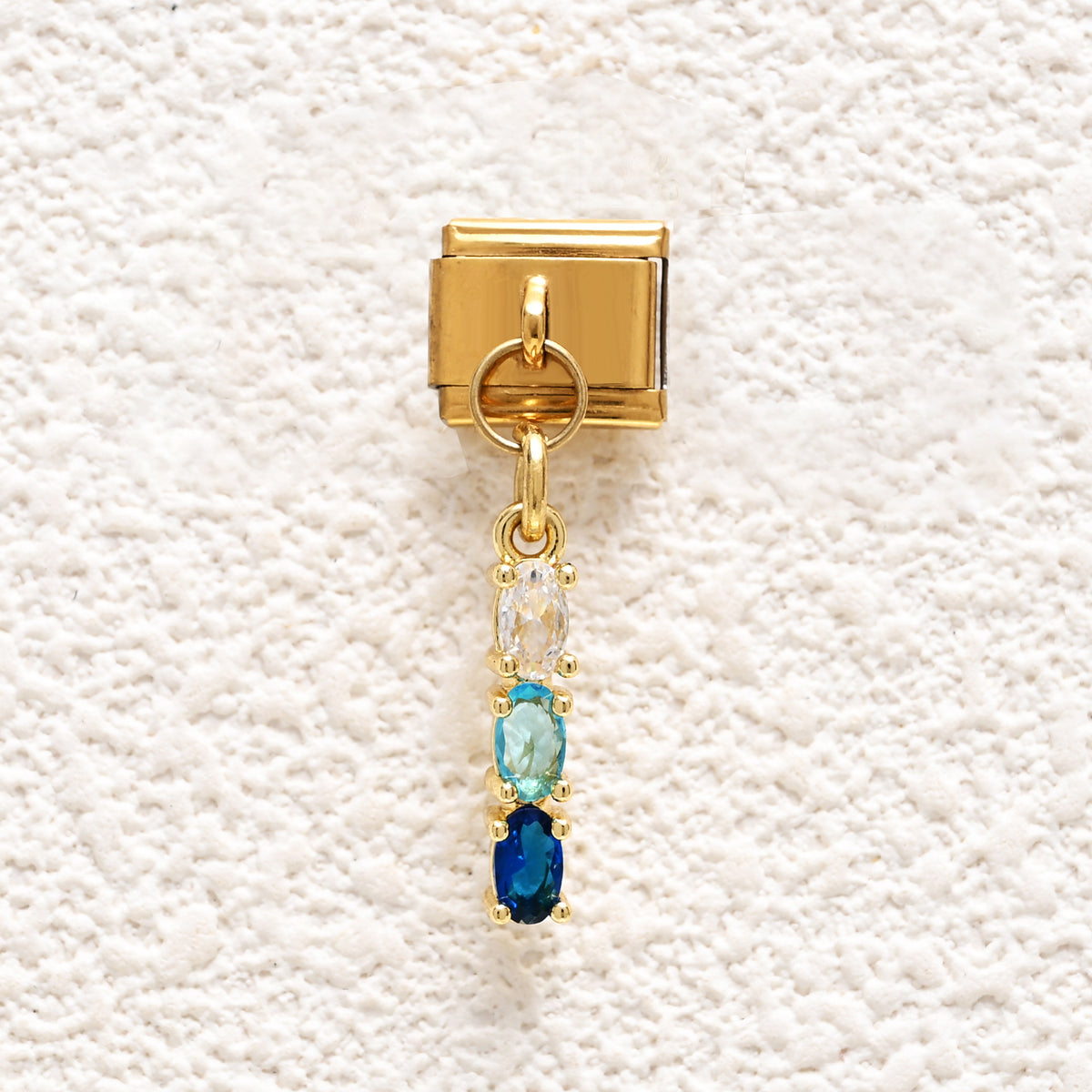 Teal Crystal Drop