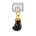 Black Boxing Glove Silver