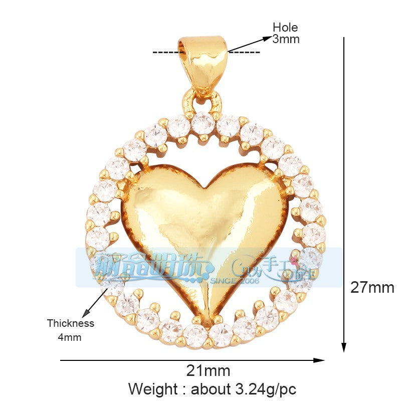 Heart in Crystal Ring