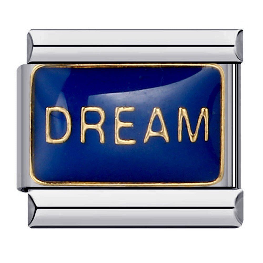 Blue Enamel Charms, Vintage Designs