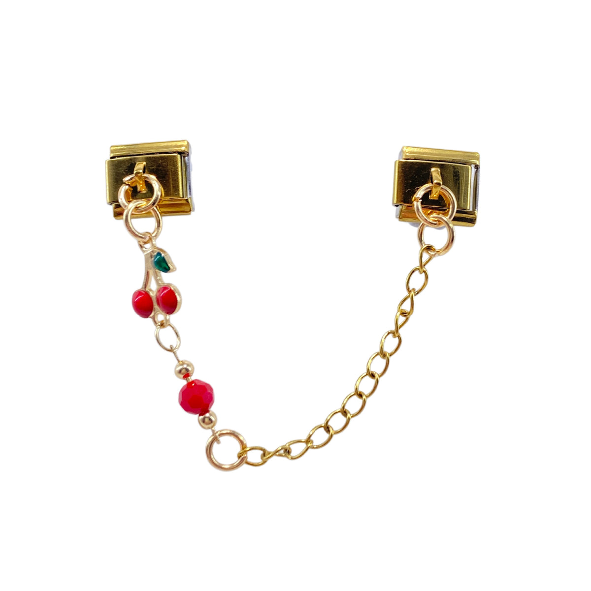 Cherry and Red Bead Chain
