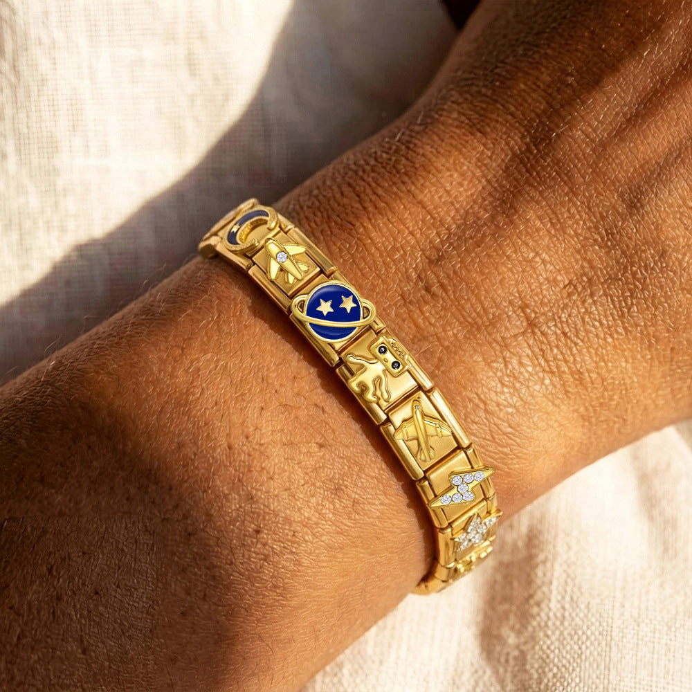 Space Charms, Planets, Stars and Astronaut