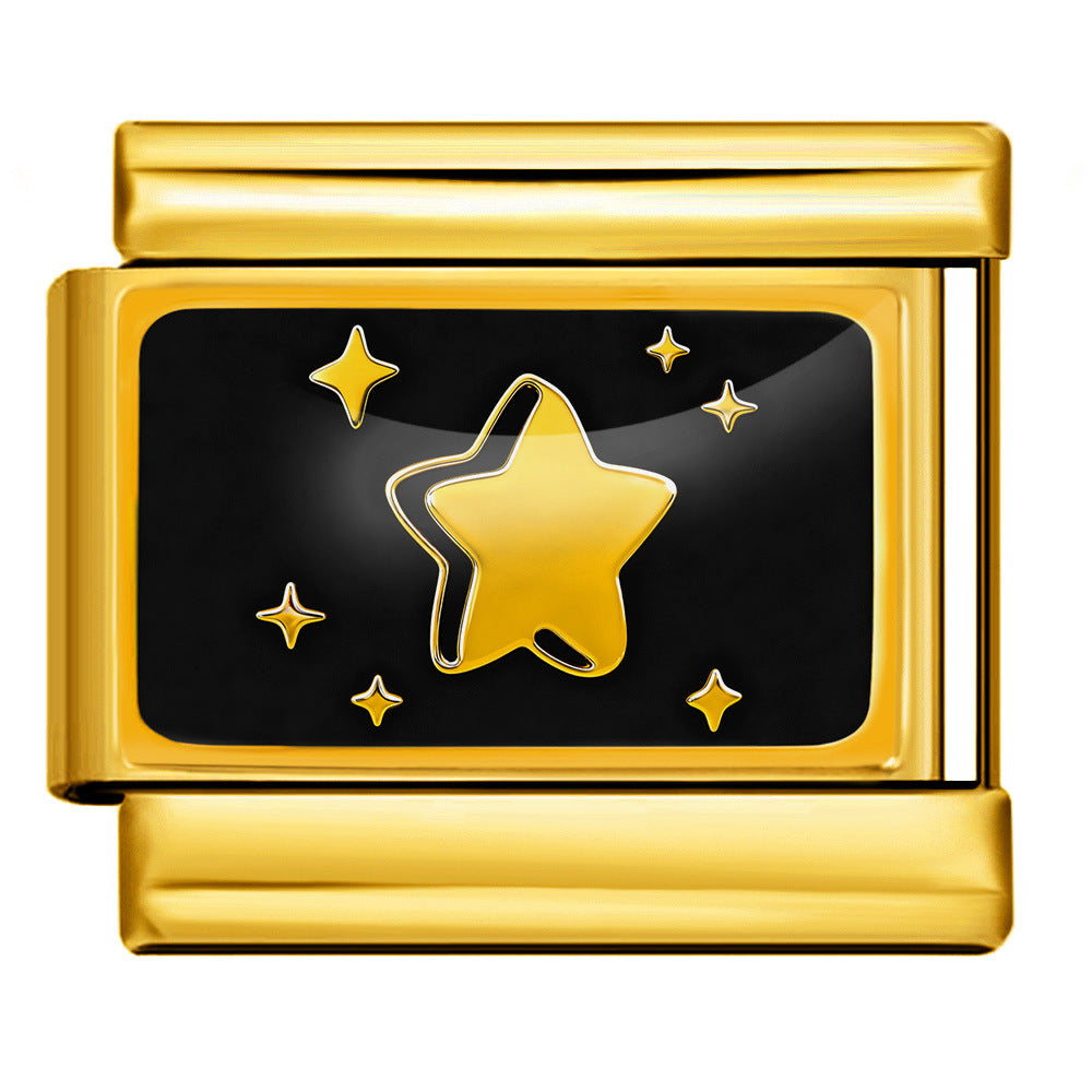 Star with Sparkles, Gold