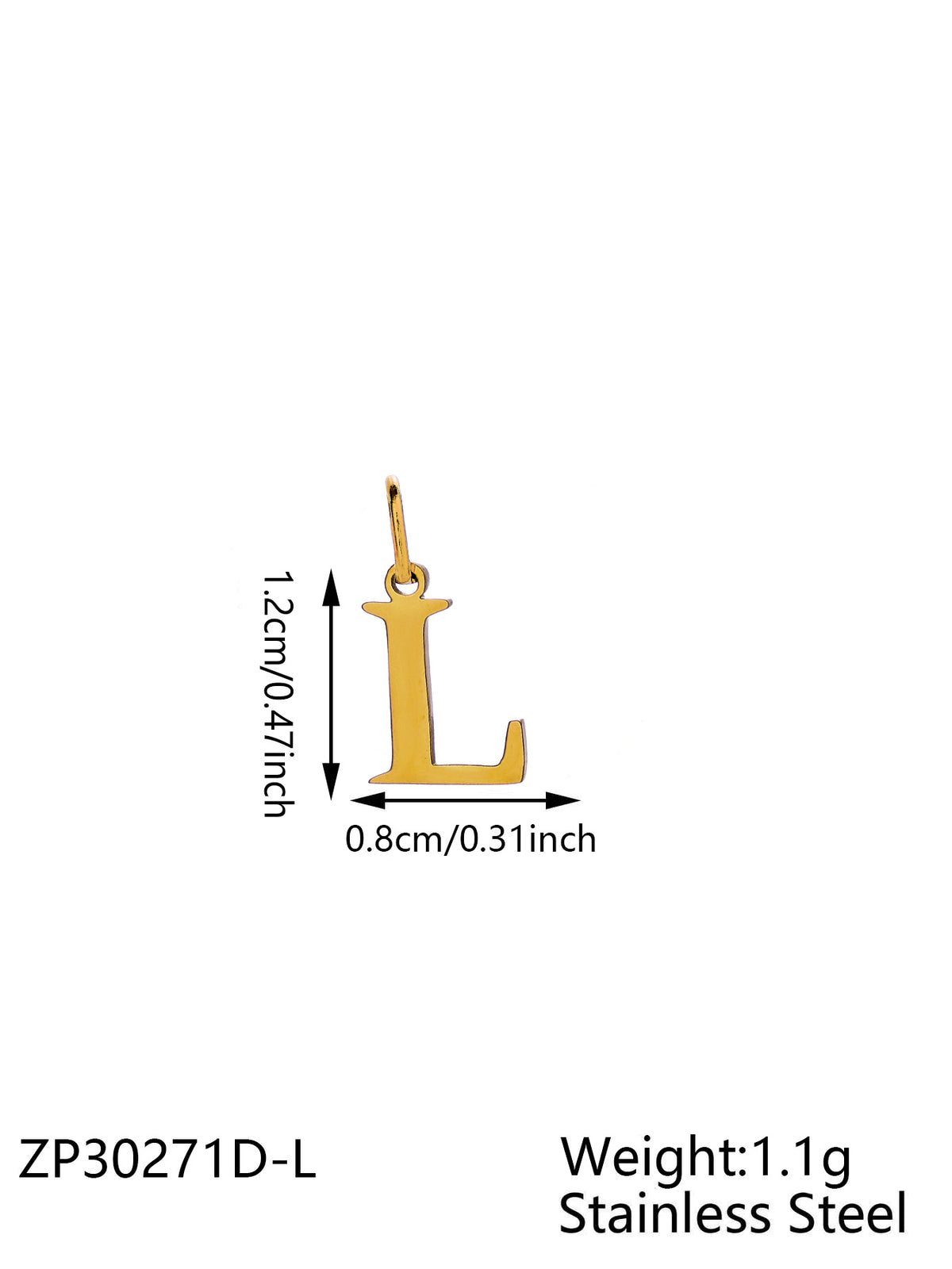 Gold Letter L