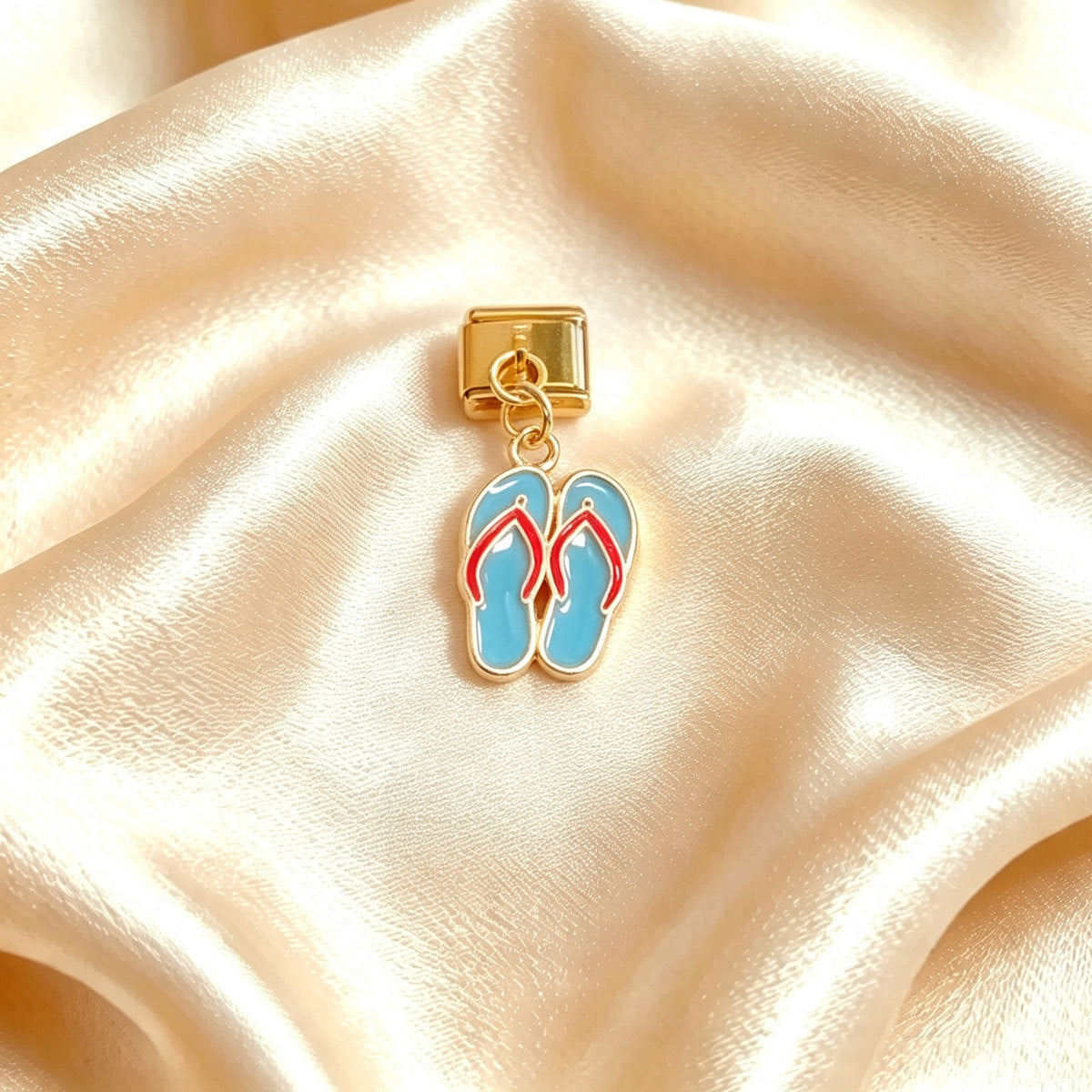 Blue Flip Flops