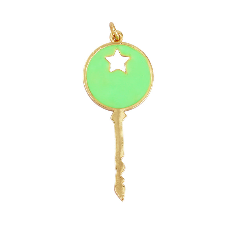 Star Key Mint Green