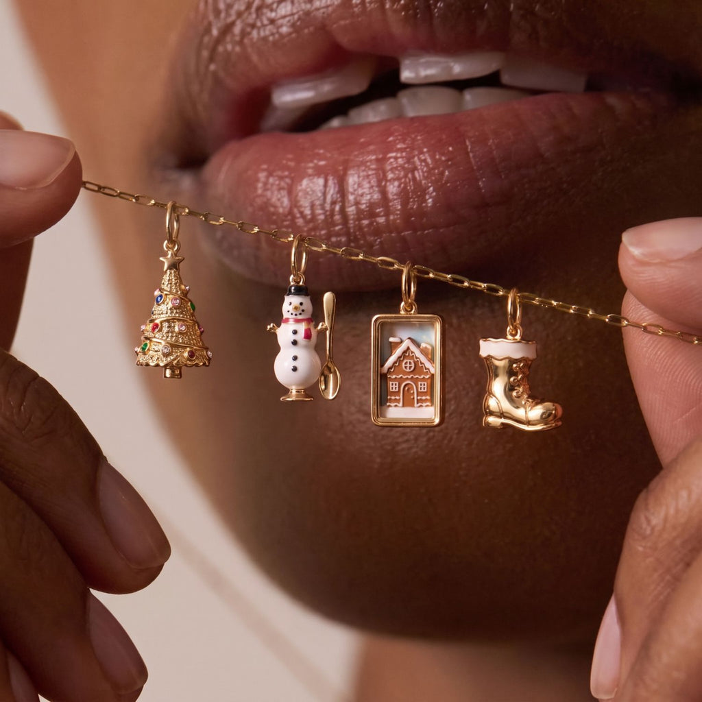 Christmas Necklace Charms and Chains