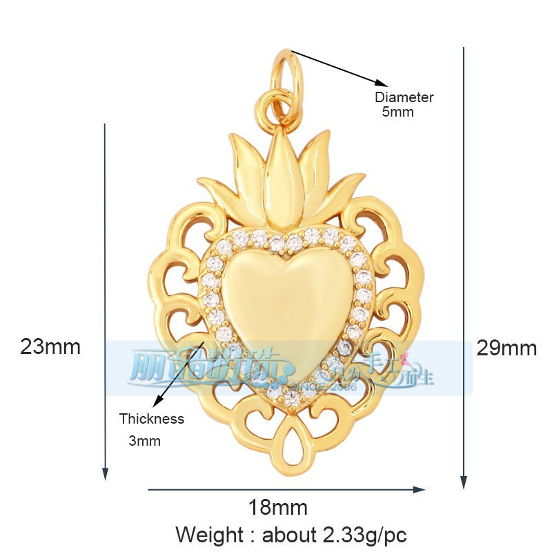 Flame Heart Frame