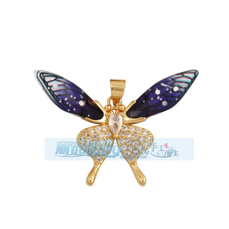 Crystal Wing Butterfly Purple