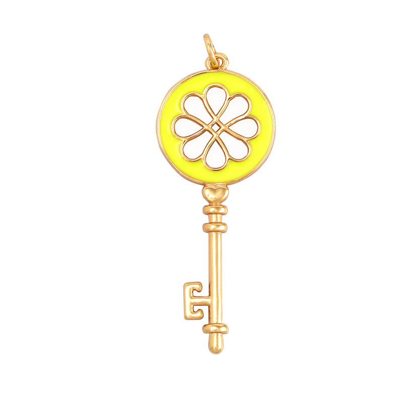 Flower Key Yellow