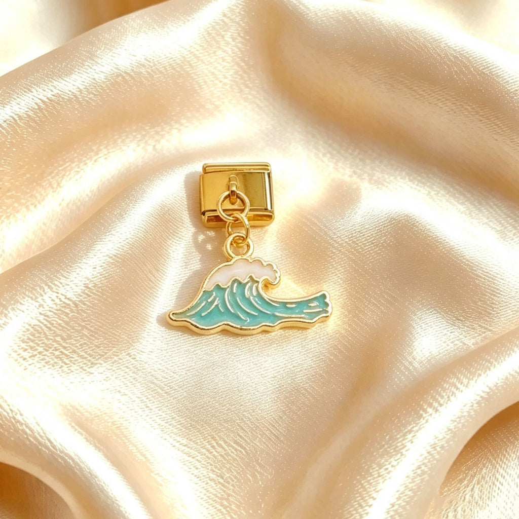 Gold Beach Dangle Charms, Summer