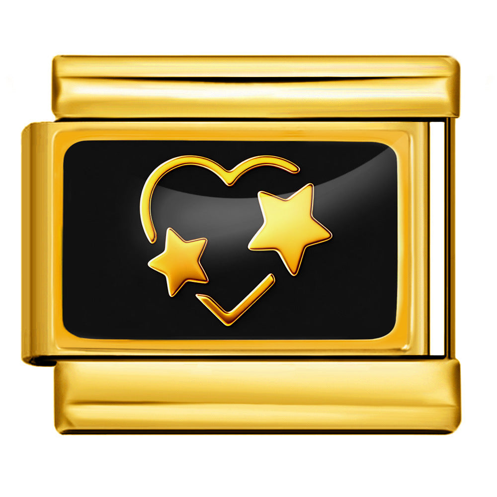 Heart with Stars, Gold
