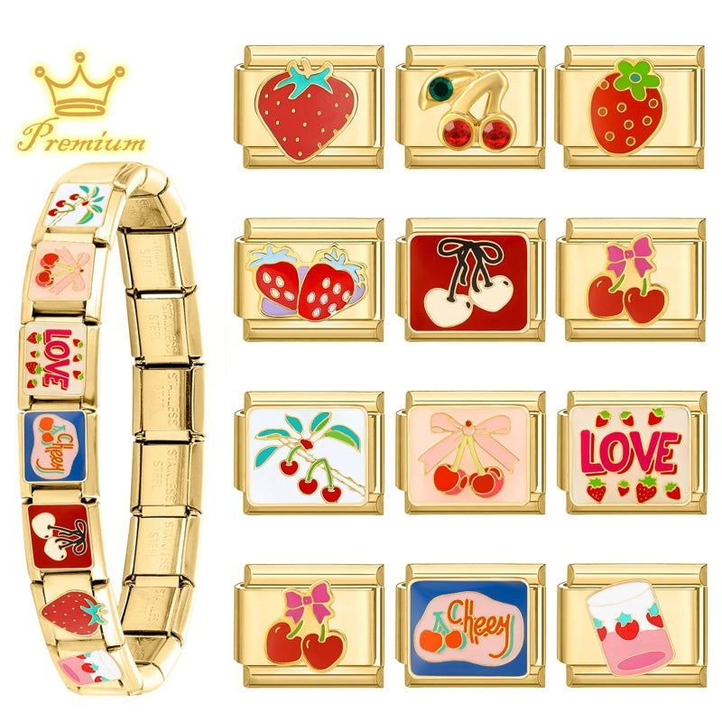 Strawberry and Cherry Charms