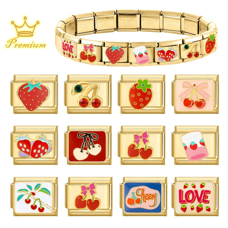 Strawberry and Cherry Charms