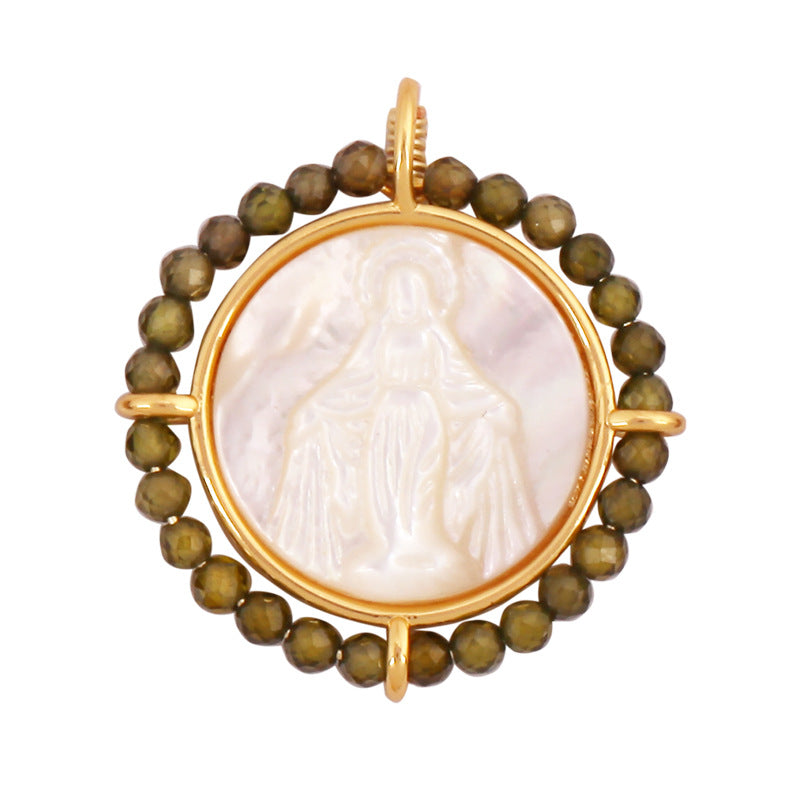 Shell Mary Round Olive