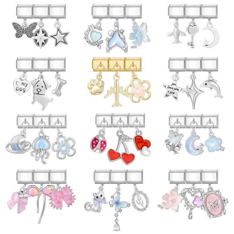 Three-Charm Dangle Sets