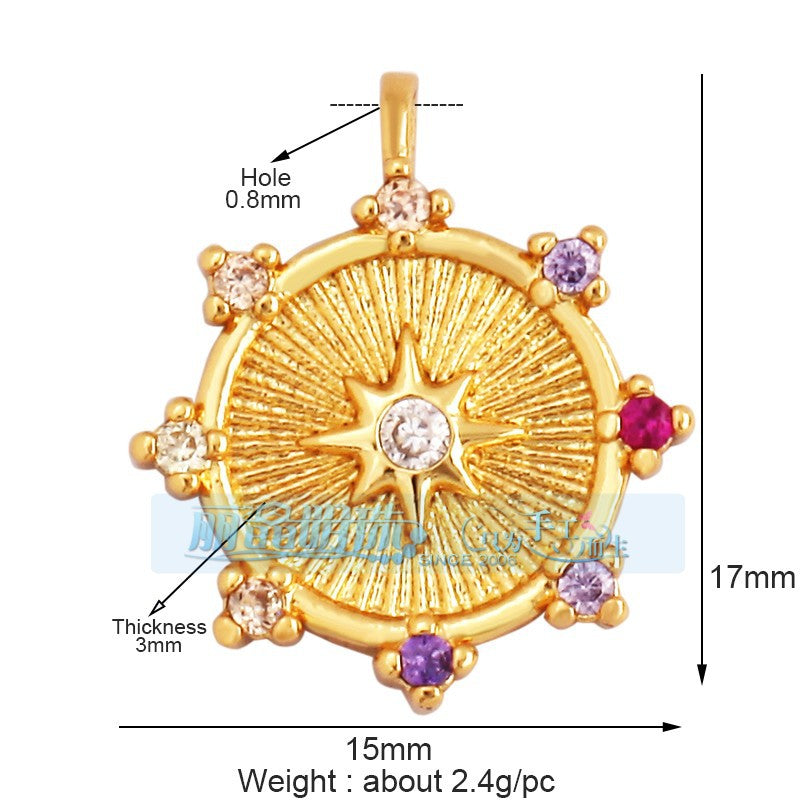 Gem Sun Medallion