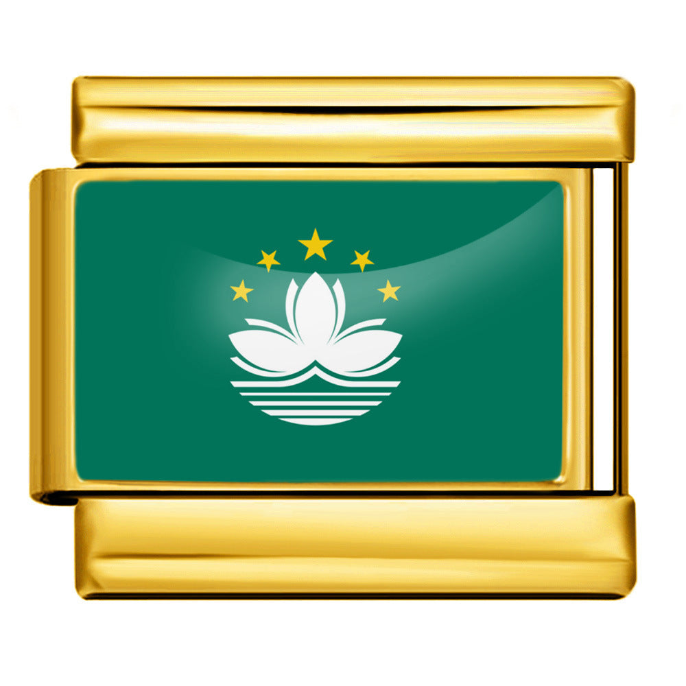 Macau Flag, Gold